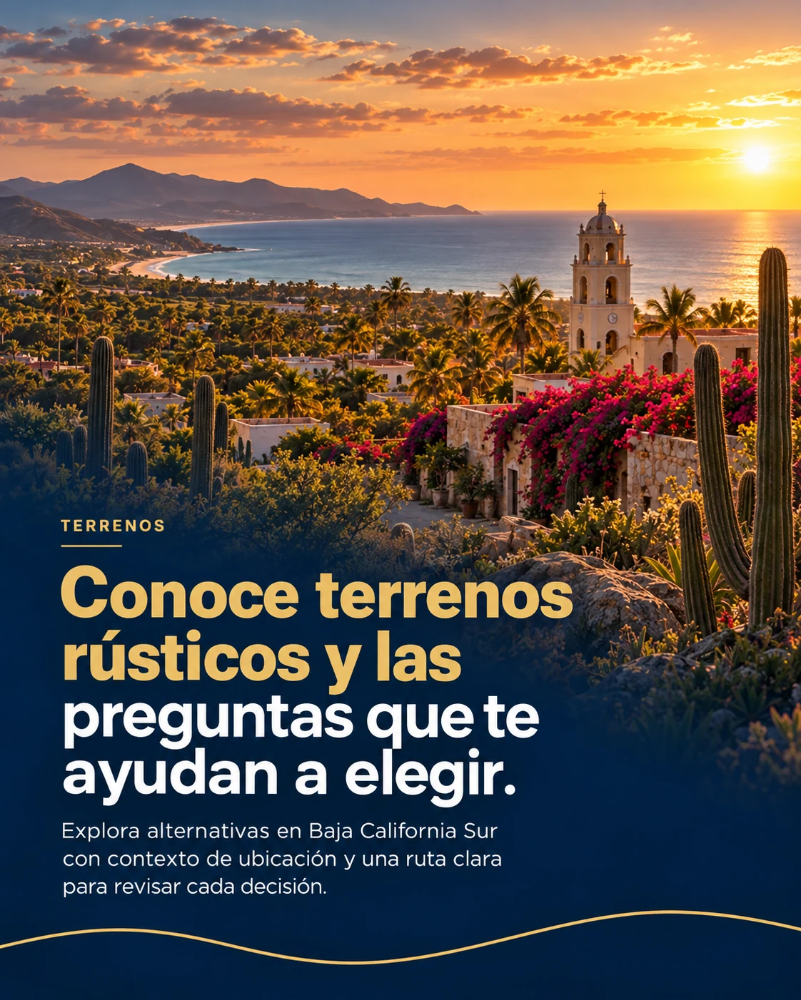 Abrir el catálogo de terrenos